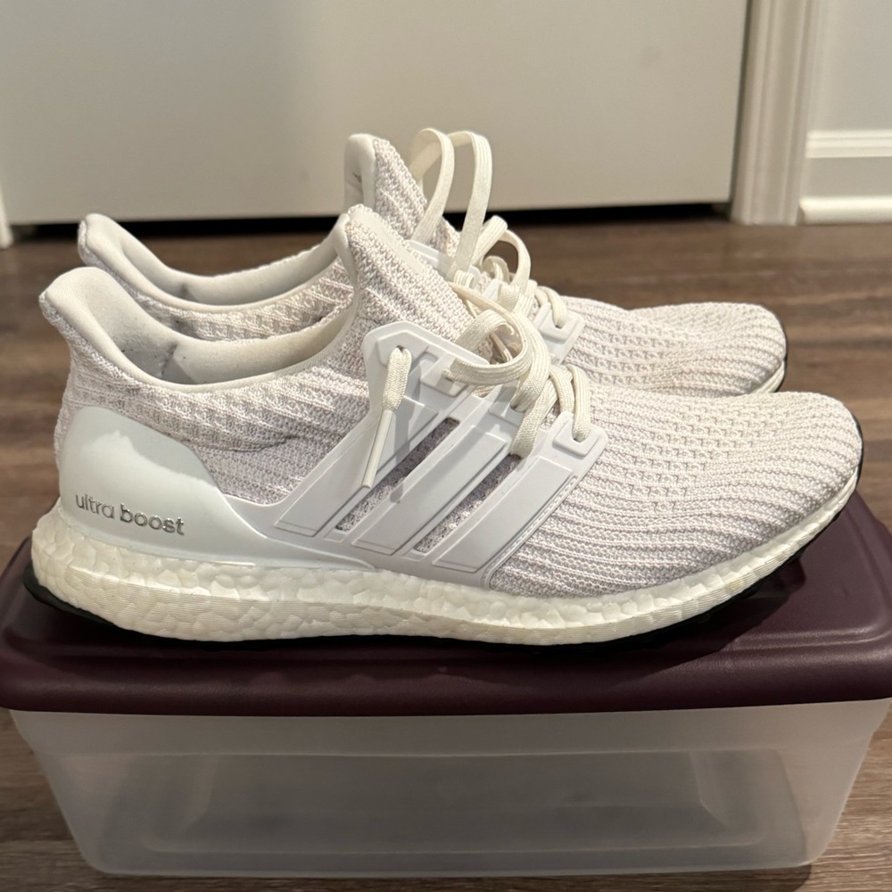 Adidas Ultra Boost 4.0 White Mens Sneakers